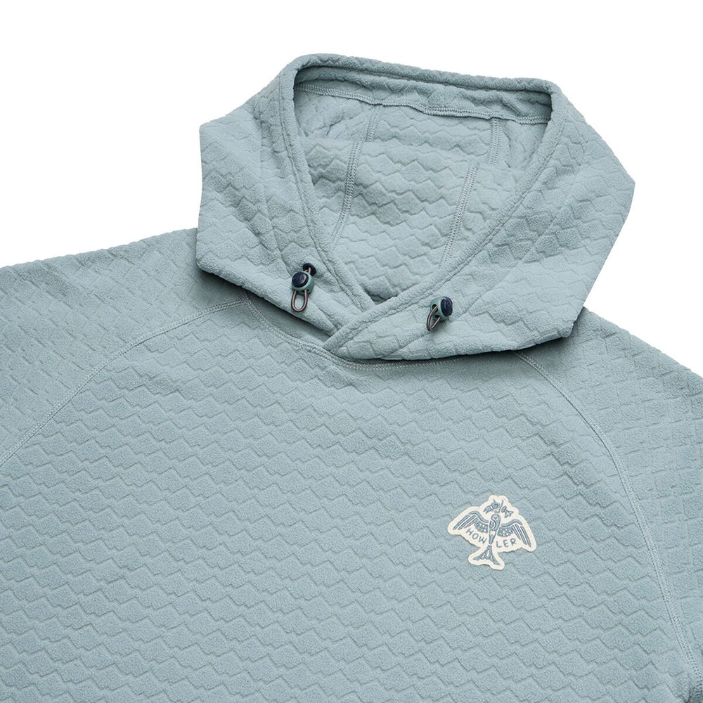 Howler Bros. Palo Duro Fleece Hoodie Mountain Grid : Iron Blue 155025F