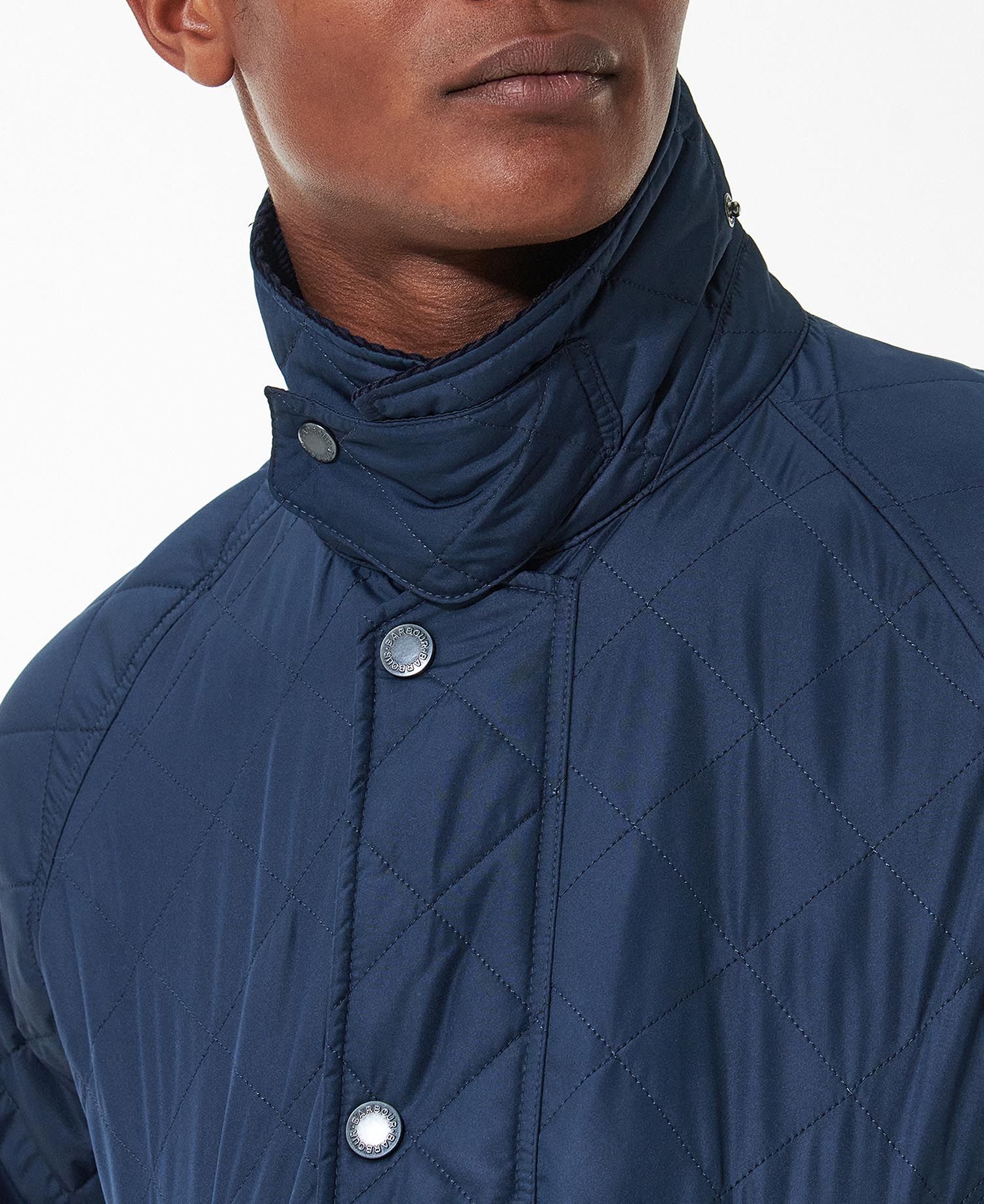 Barbour Ashby Polarquilt Jacket - Navy – John Hyatt Clothing