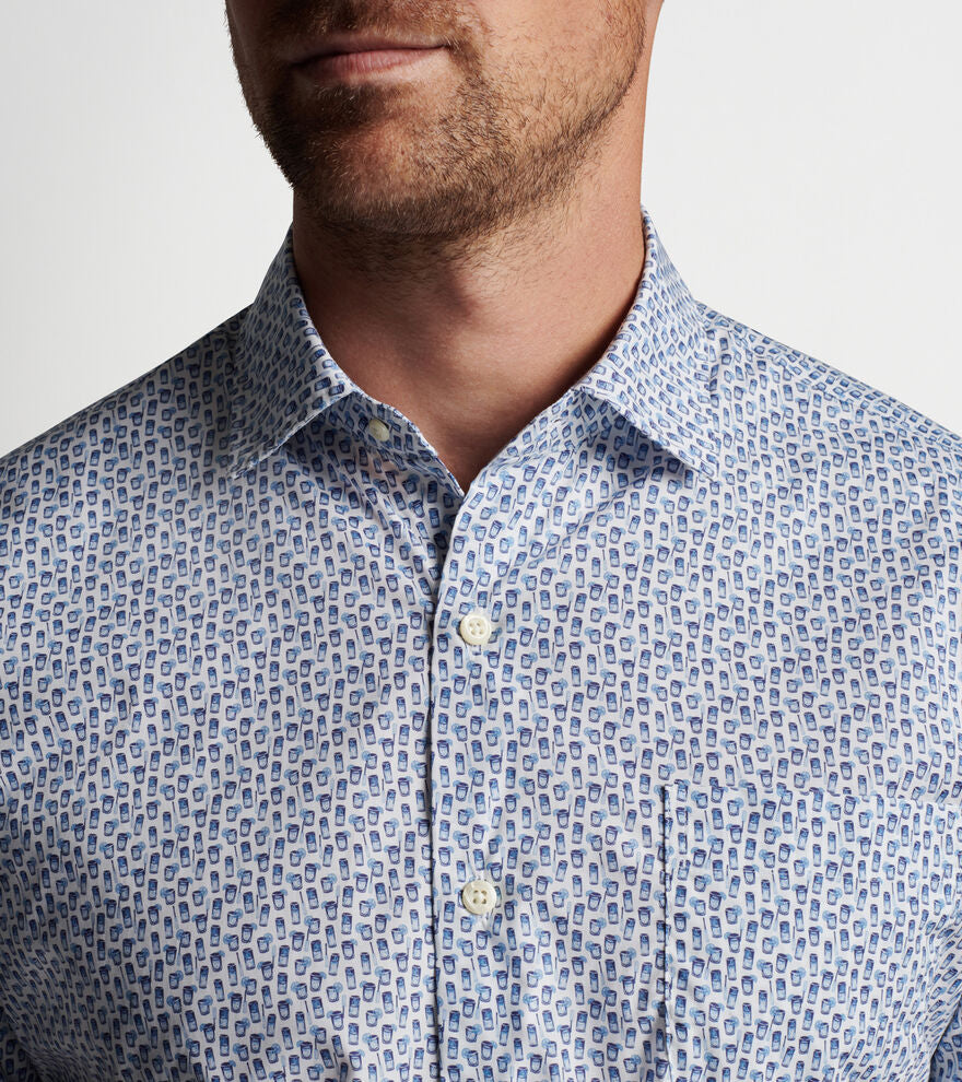 Peter Millar Peter Millar Screwdriver Sunday Cotton-Stretch Sport Shirt