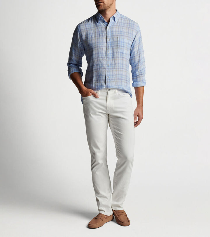 Peter Millar Beachwood Linen Sport Shirt