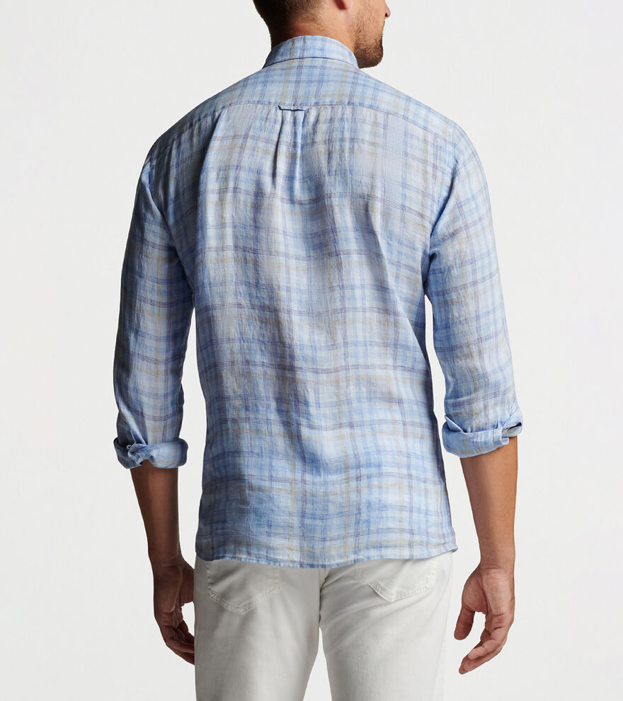 Peter Millar Beachwood Linen Sport Shirt