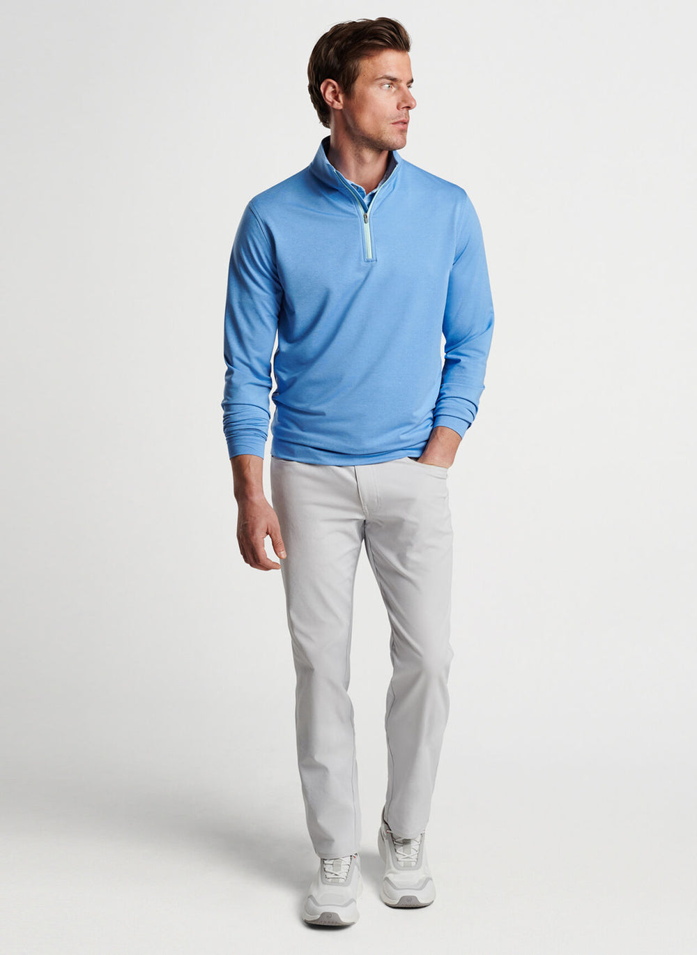 Peter Millar Perth Melange Performance Quarter-Zip