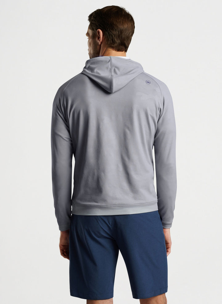 Peter Millar Pine Logo Camo Performance Hoodie