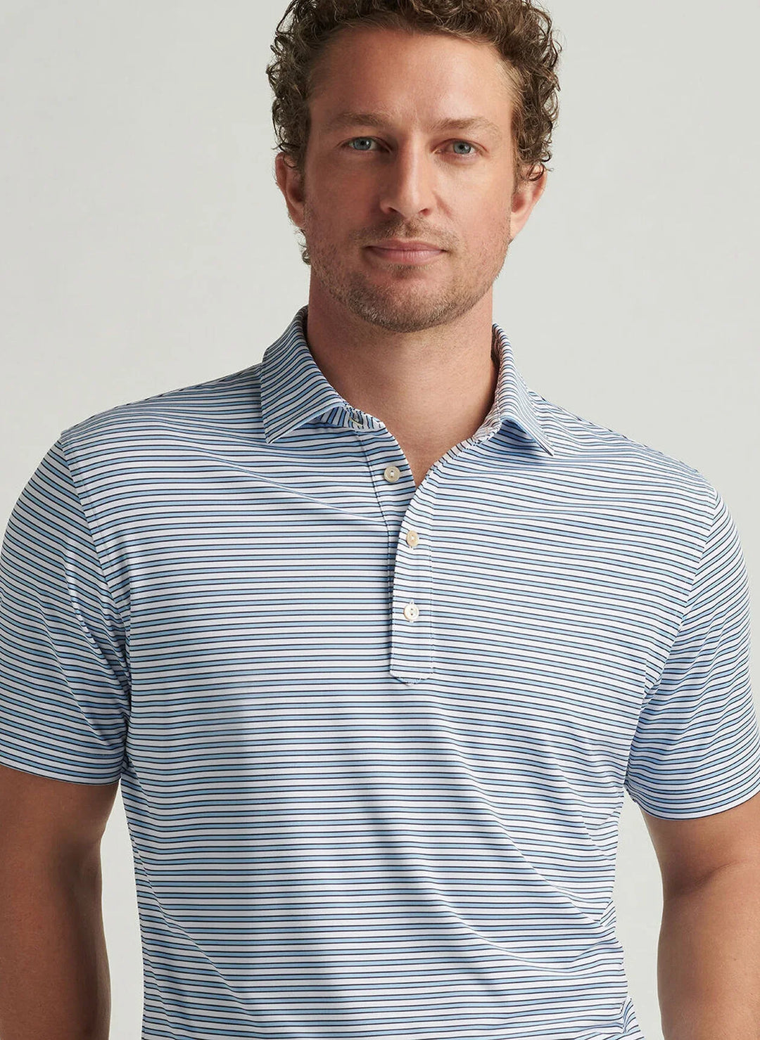 Peter Millar Lane Performance Jersey Polo White MS25EK09H