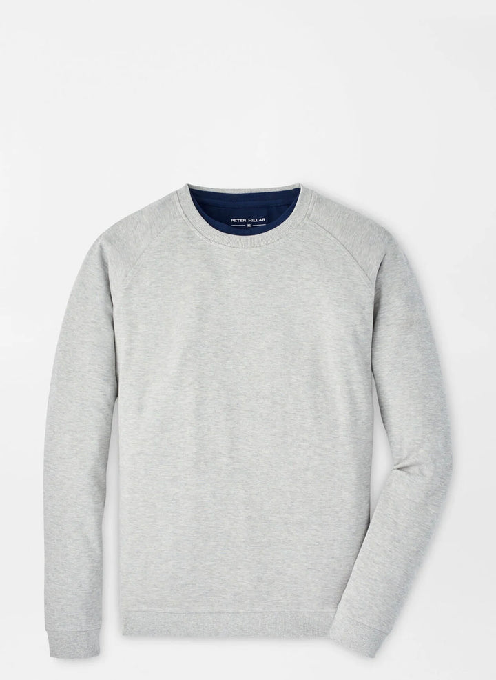 Peter Millar Crown Comfort Knit Crew Light Grey MS25K48