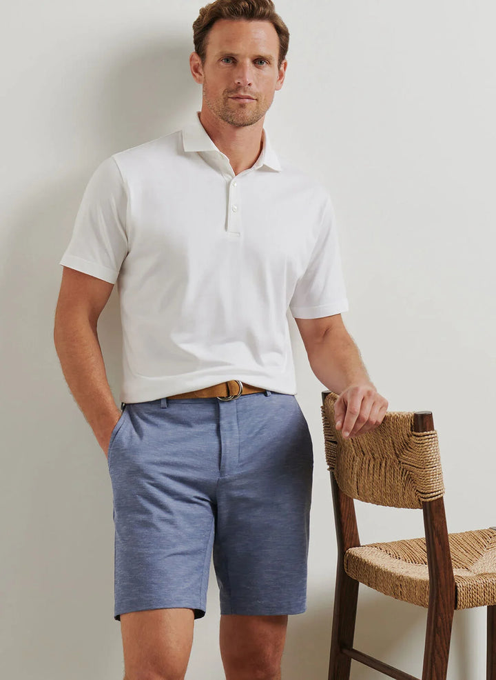 Peter Millar Surge Linen Blend Performance Short Ocean Blue MS25XB12