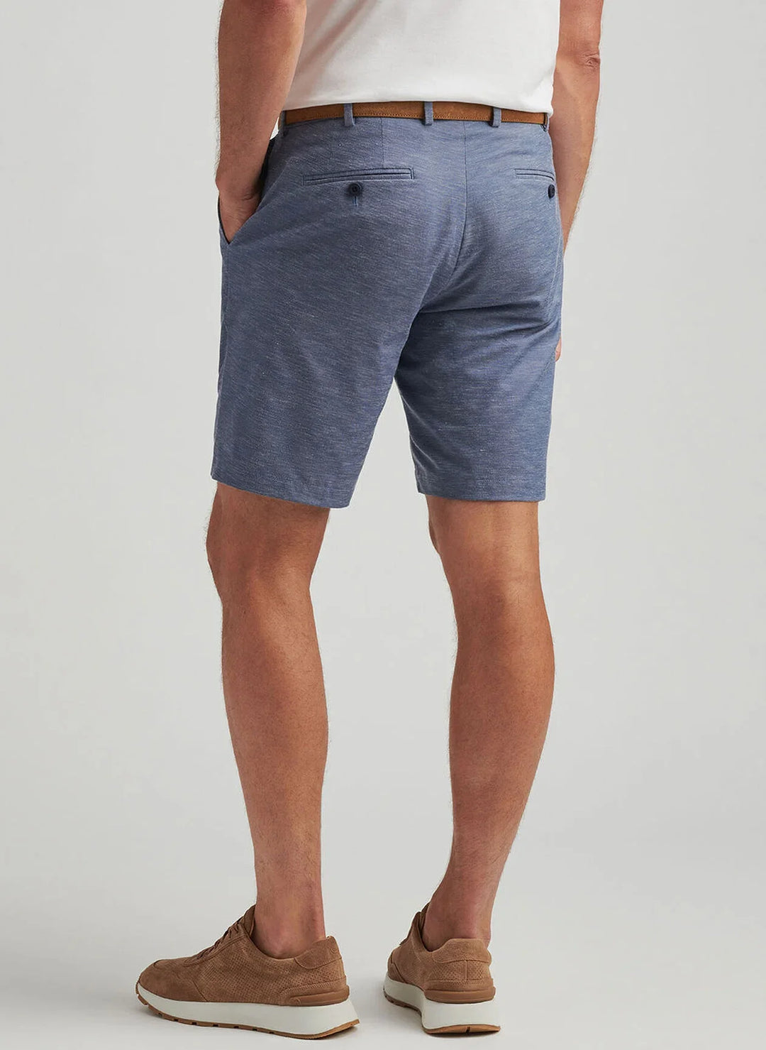 Peter Millar Surge Linen Blend Performance Short Ocean Blue MS25XB12