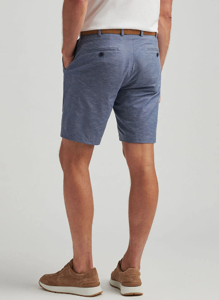 Peter Millar Surge Linen Blend Performance Short Ocean Blue MS25XB12