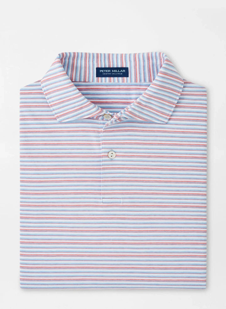 Peter Millar Cadence Performance Jersey Polo Blue Frost MS25XK11E