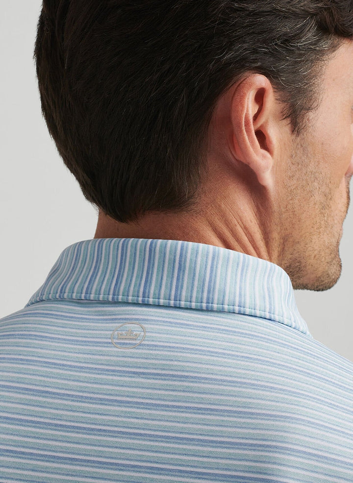 Peter Millar Cadence Performance Jersey Polo Blue Spruce MS25XK11E