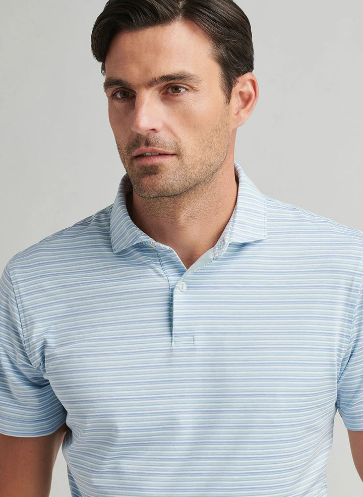 Peter Millar Cadence Performance Jersey Polo Blue Spruce MS25XK11E