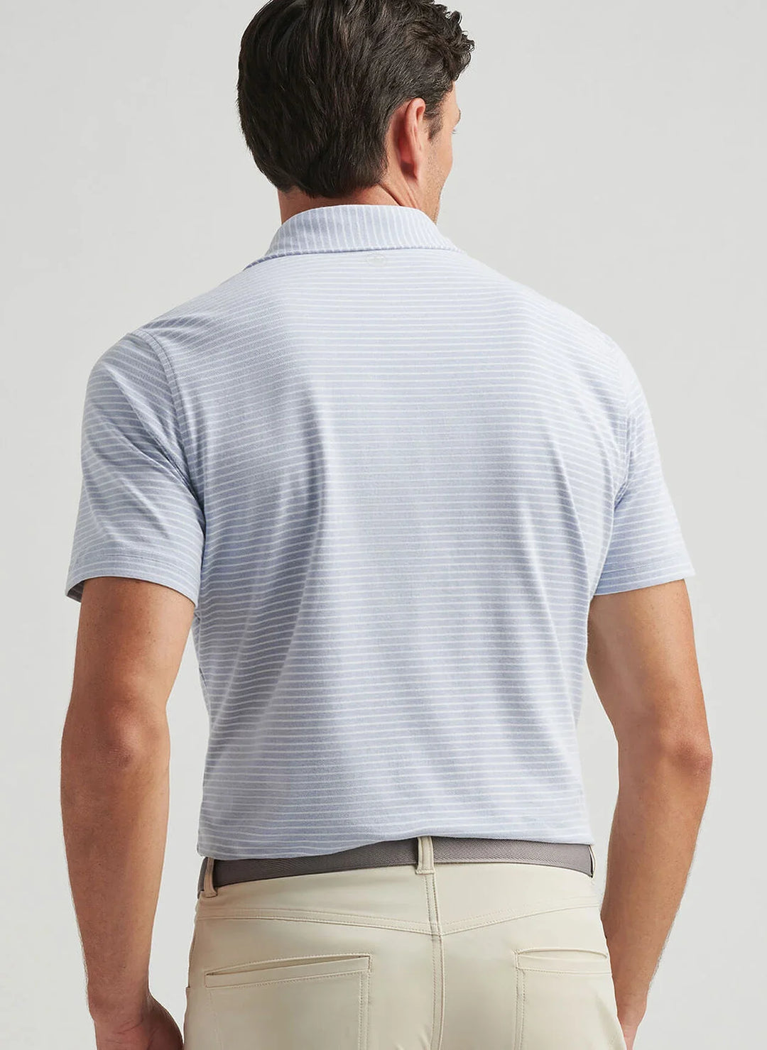 Peter Millar Albatross Cotton Blend Piqué Polo Angelite MS25XK56E