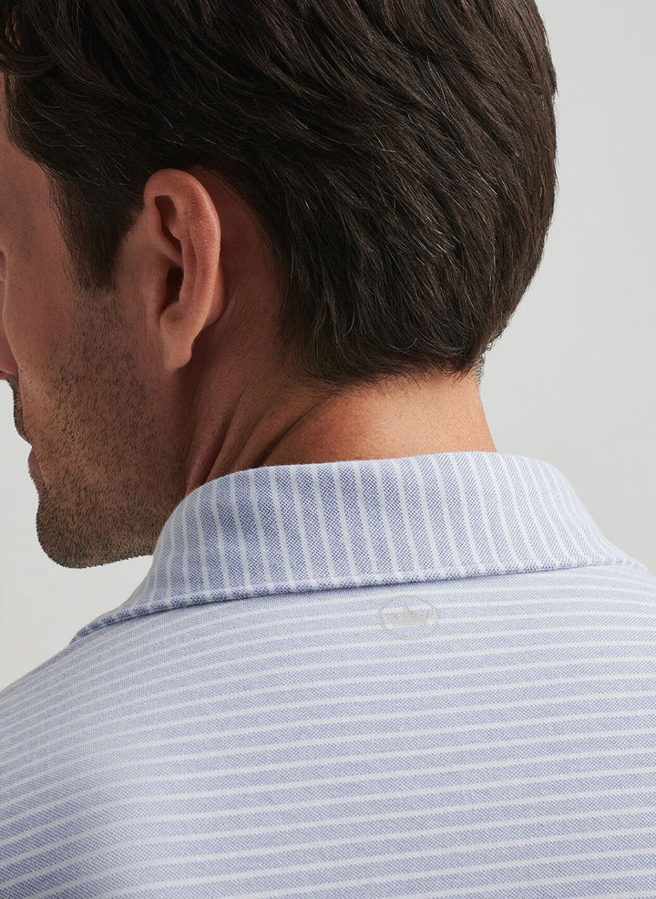 Peter Millar Albatross Cotton Blend Piqué Polo Angelite MS25XK56E
