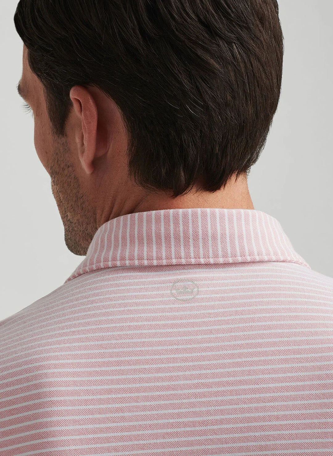 Peter Millar Albatross Cotton Blend Piqué Polo Pink Crepe MS25XK56E