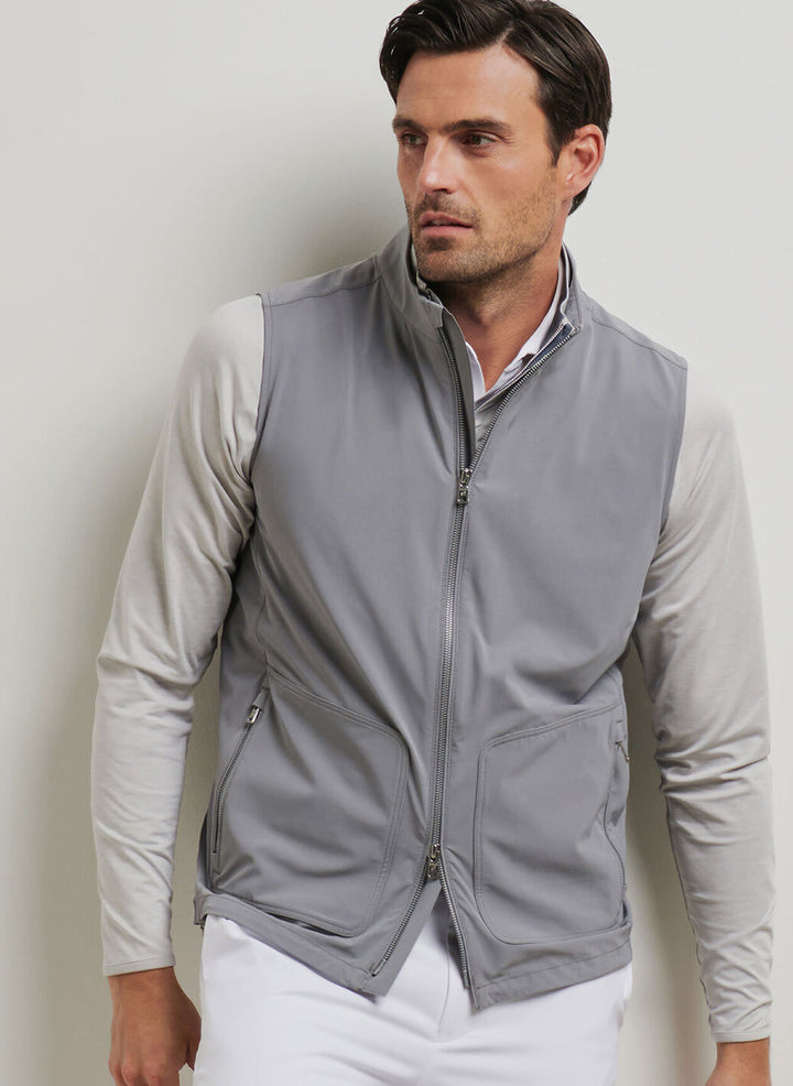 Peter Millar Contour Vest | Oslo Grey