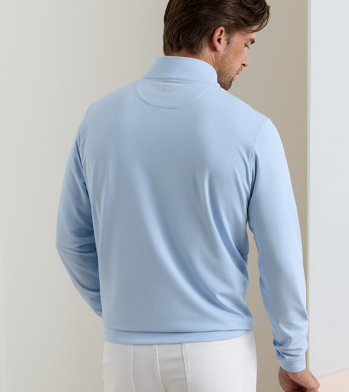 Peter Millar Perth Cross-Hatch Performance Quarter-Zip