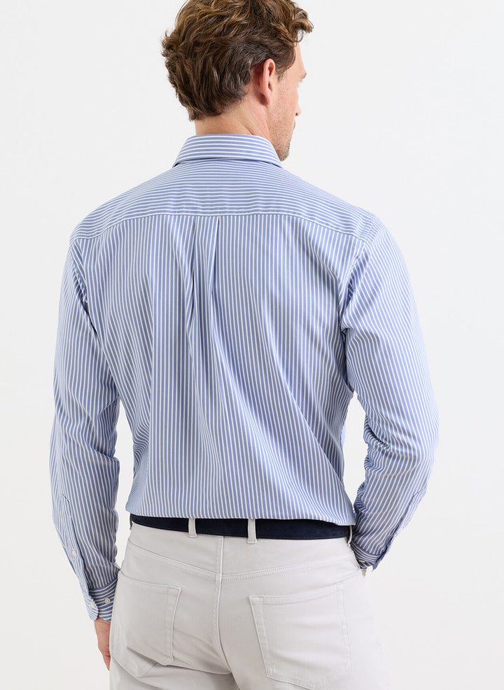 Peter Millar Langley Crown Lite Cotton-Stretch Sport Shirt