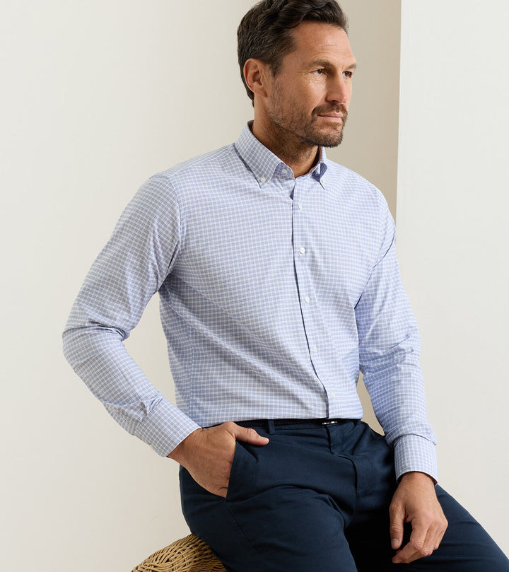 Peter Millar Phillip Performance Twill Sport Shirt