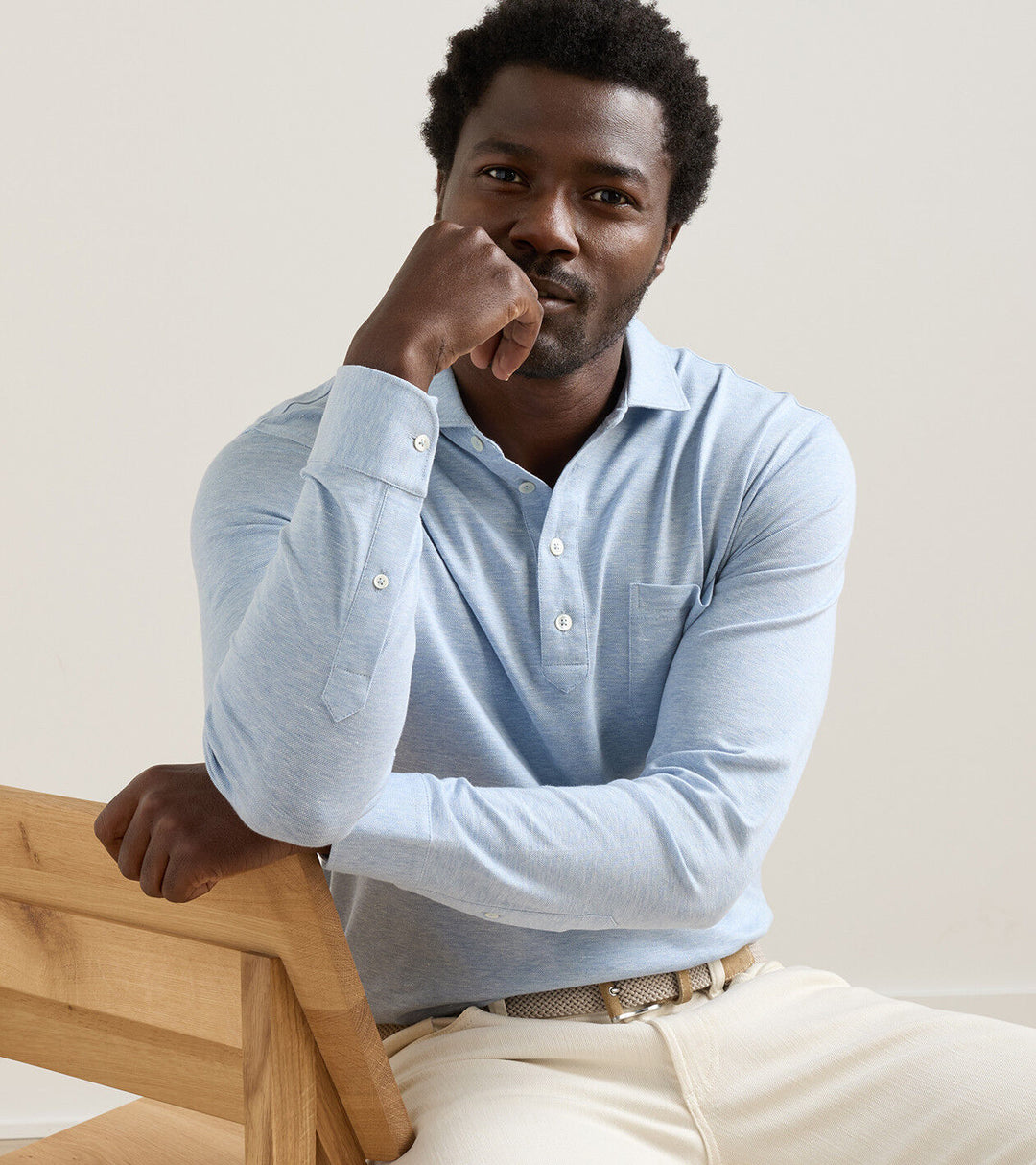 Peter Millar Landon Long-Sleeve Polo