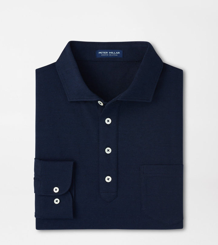Peter Millar Landon Long-Sleeve Polo