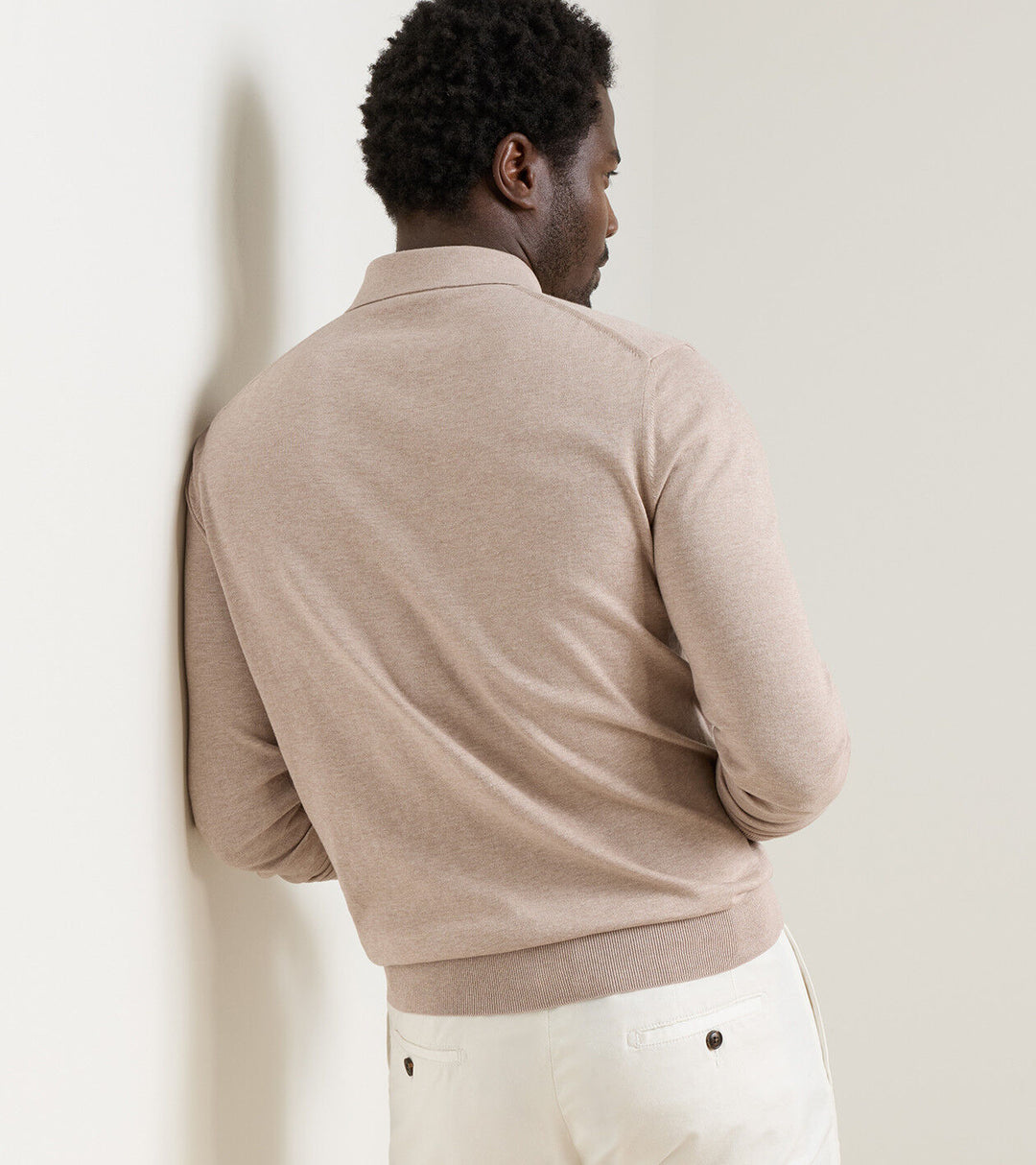 Peter Millar Mariner Sea Island Cotton Sweater Polo