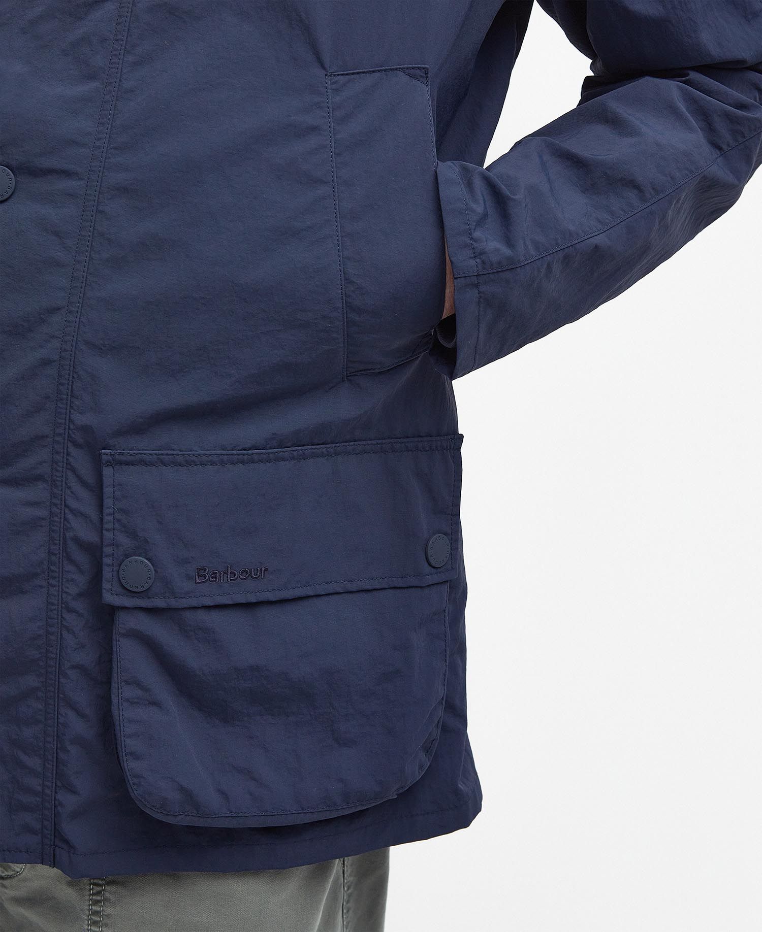 Barbour Ashby Showerproof Jacket - Navy – John Hyatt Clothing
