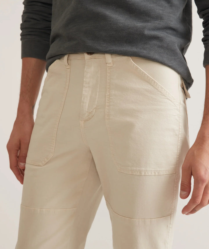 Marine Layer Breyer Relaxed Utility Pant Natural 1240105111359