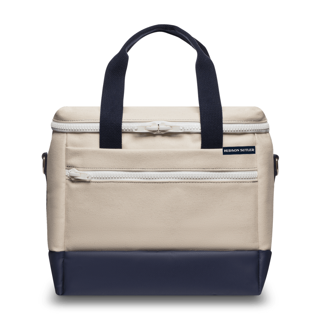 Hudson Sutler Montauk Cooler Bag Natural/Navy HS6031