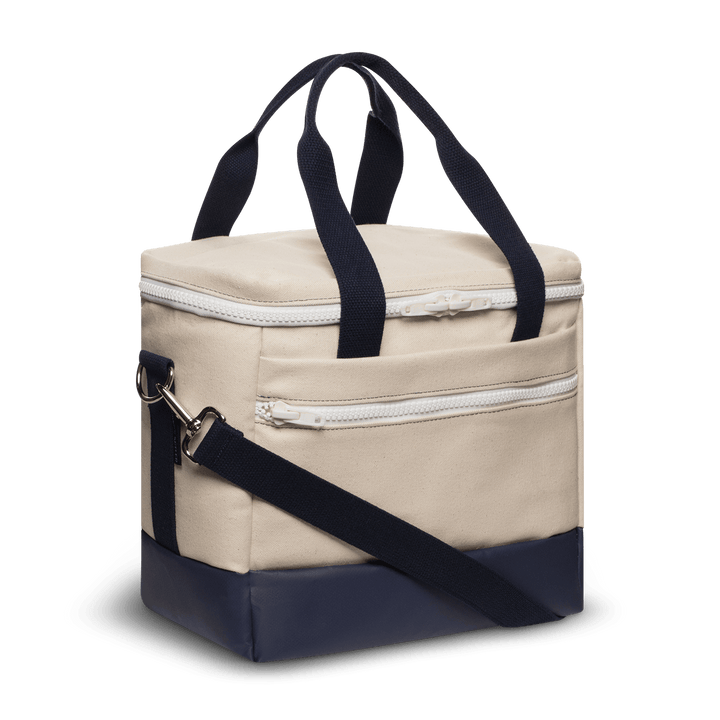 Hudson Sutler Montauk Cooler Bag Natural/Navy HS6031