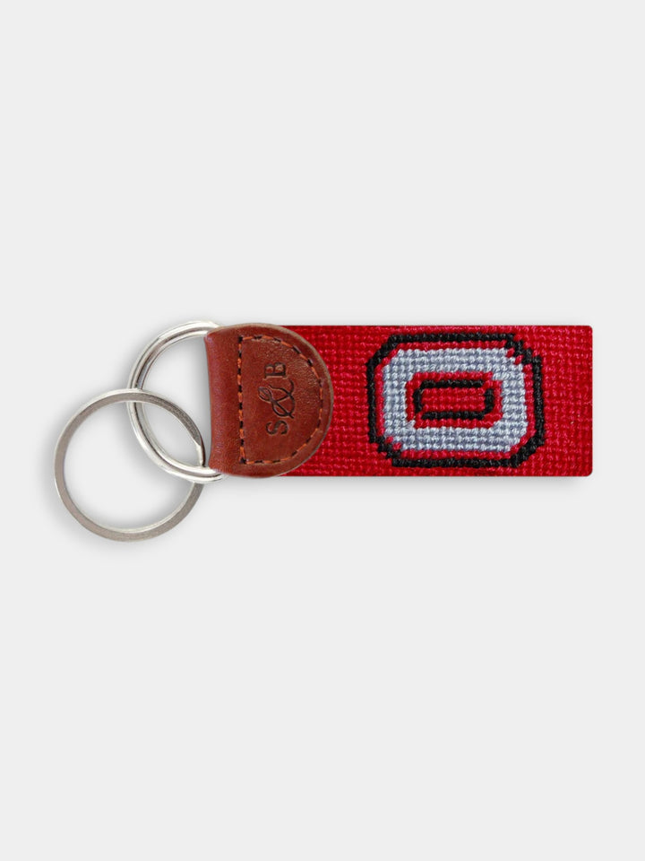 Ohio State Needlepoint Key Fob
