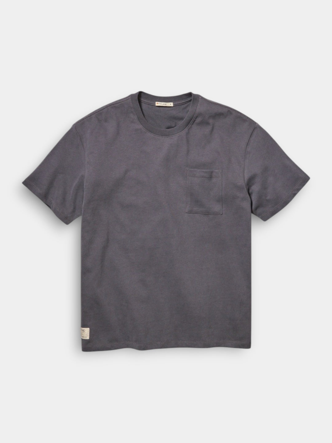 Marine Layer Boxy Sueded Tee | Asphalt