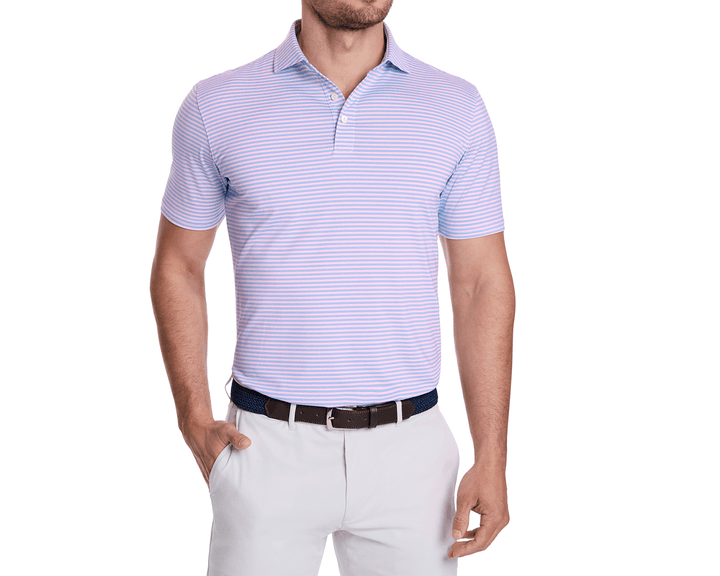Holderness & Bourne The Nixon Shirt Scotch Pink/Marlin Blue/White HB2141