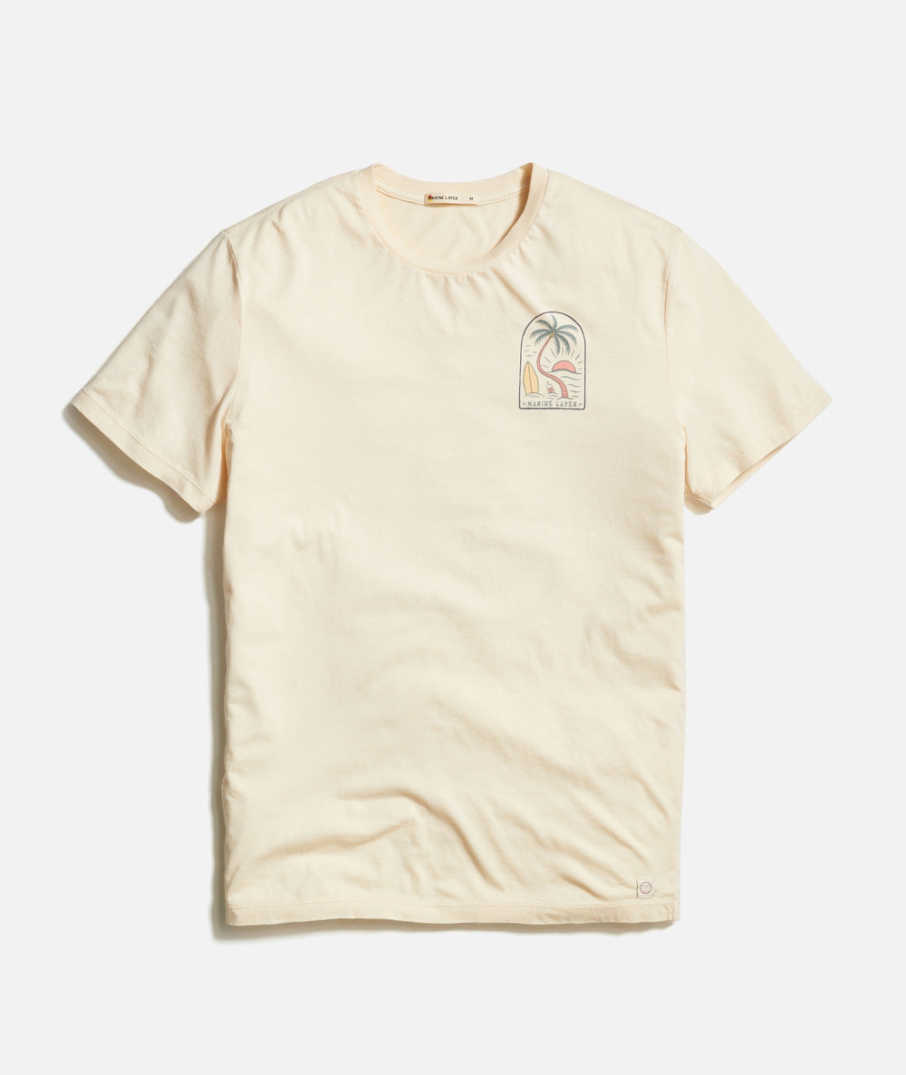 Marine Layer Signature Crew Graphic Tee