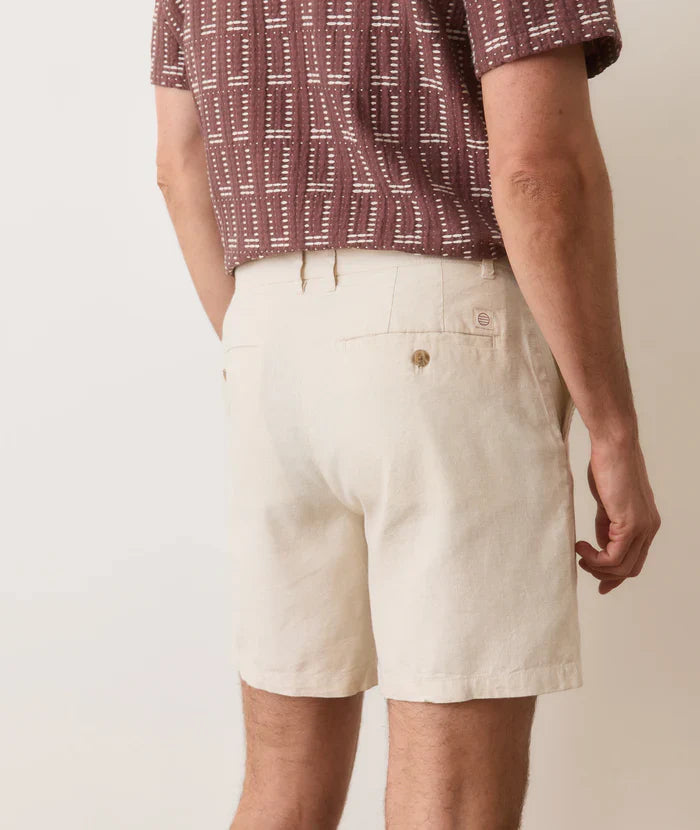 Marine Layer 7" Hemp Resort Short Natural 2240105111469