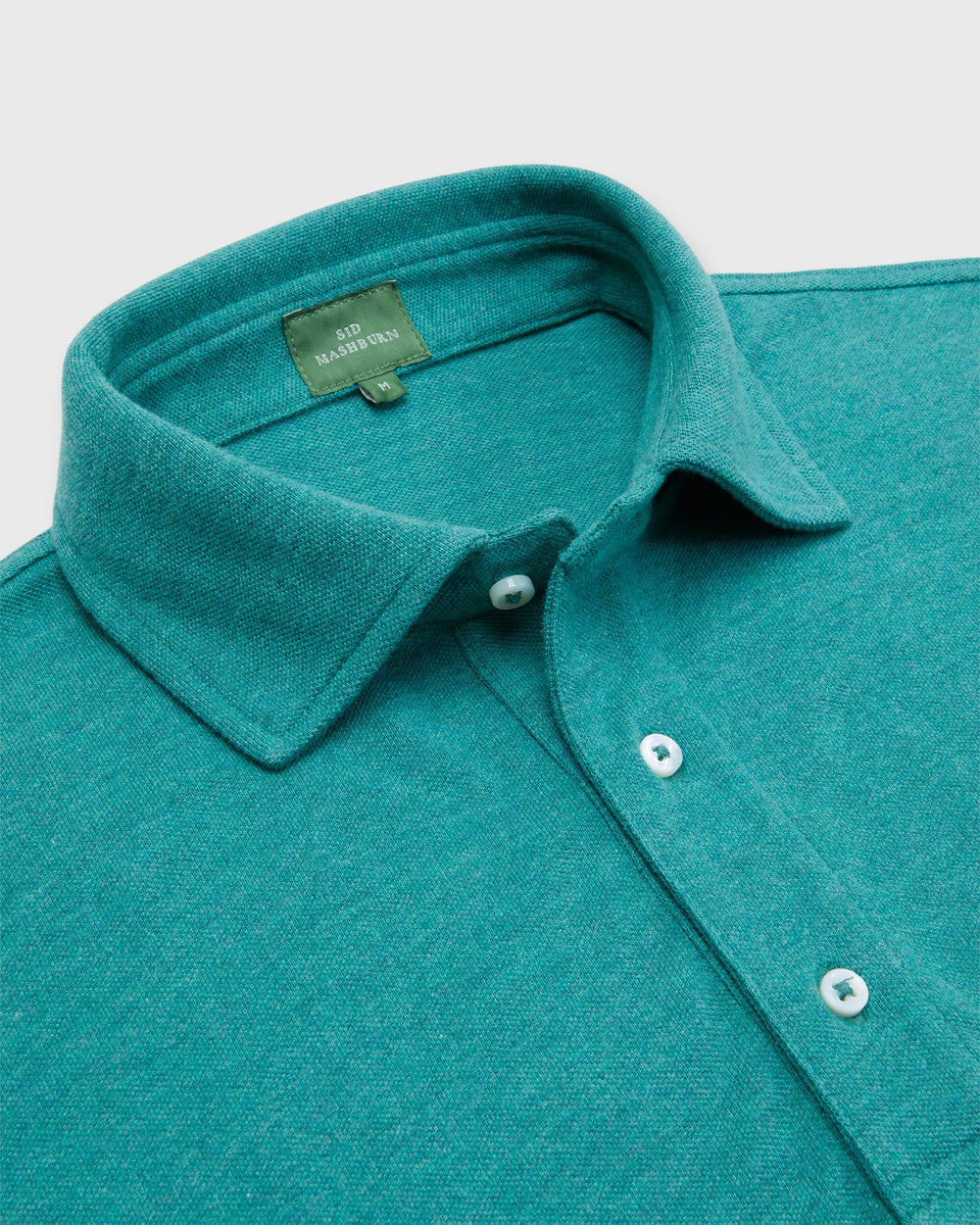 Sid Mashburn Long-Sleeve Pique Polo