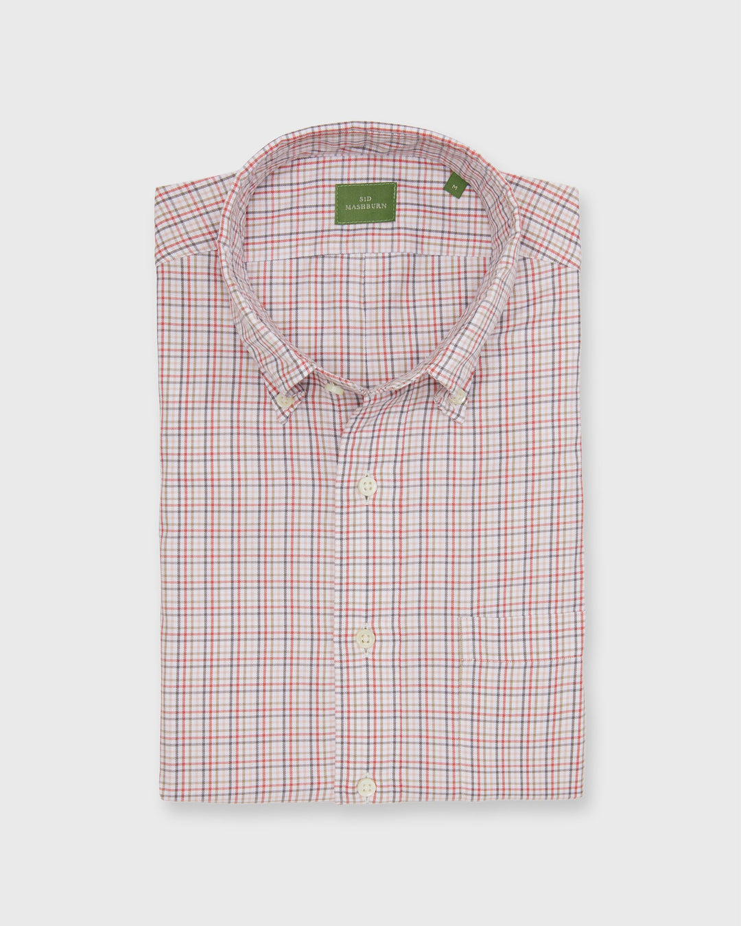 Sid Mashburn Twill Button-Down Sport Shirt