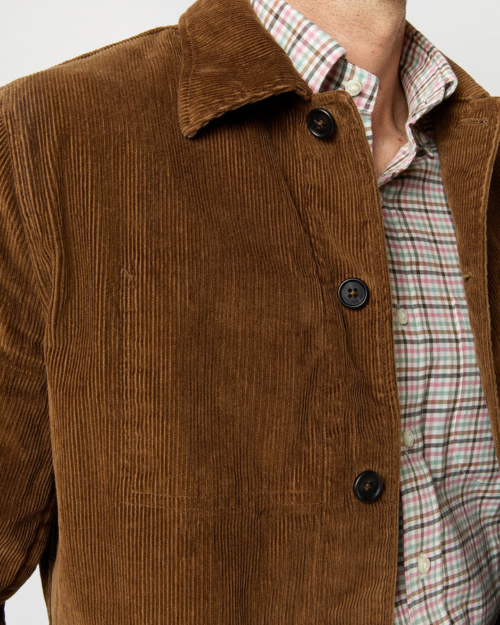 Sid Mashburn Chore Jacket Acorn Corduroy S74257