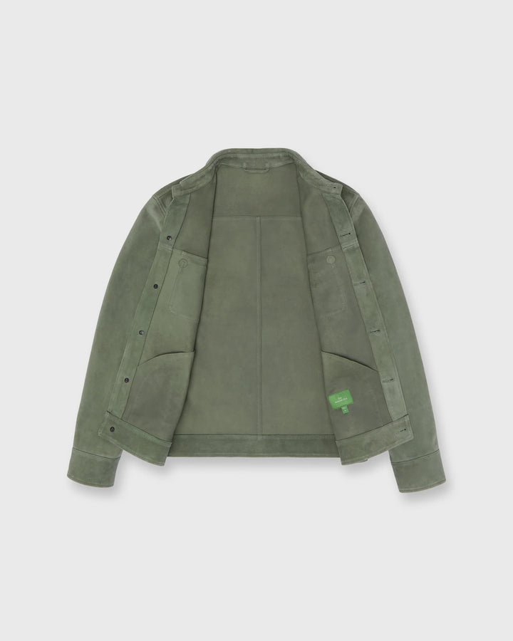 Sid Mashburn Suede Work Shirt