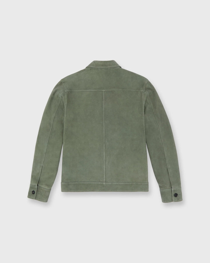 Sid Mashburn Suede Work Shirt