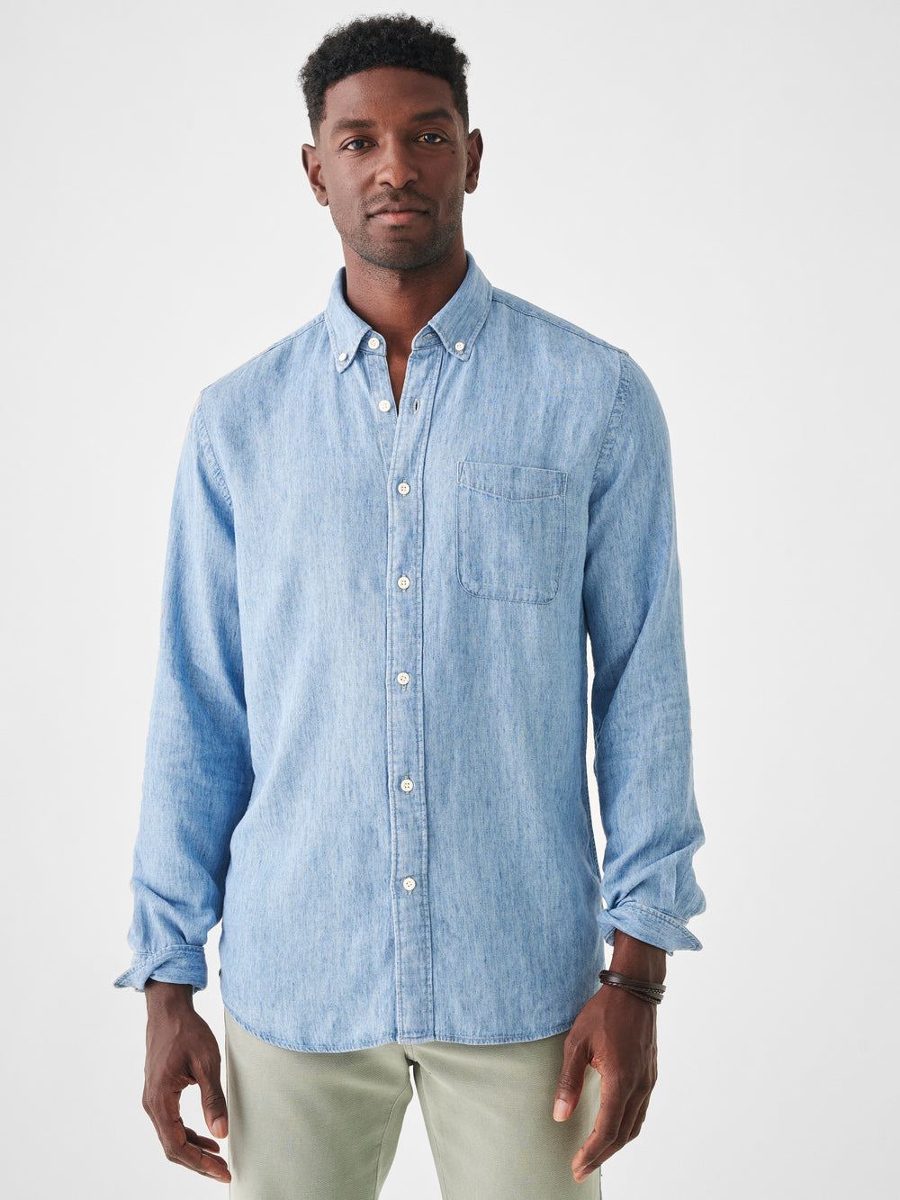 Faherty Tried And True Chambray Shirt
