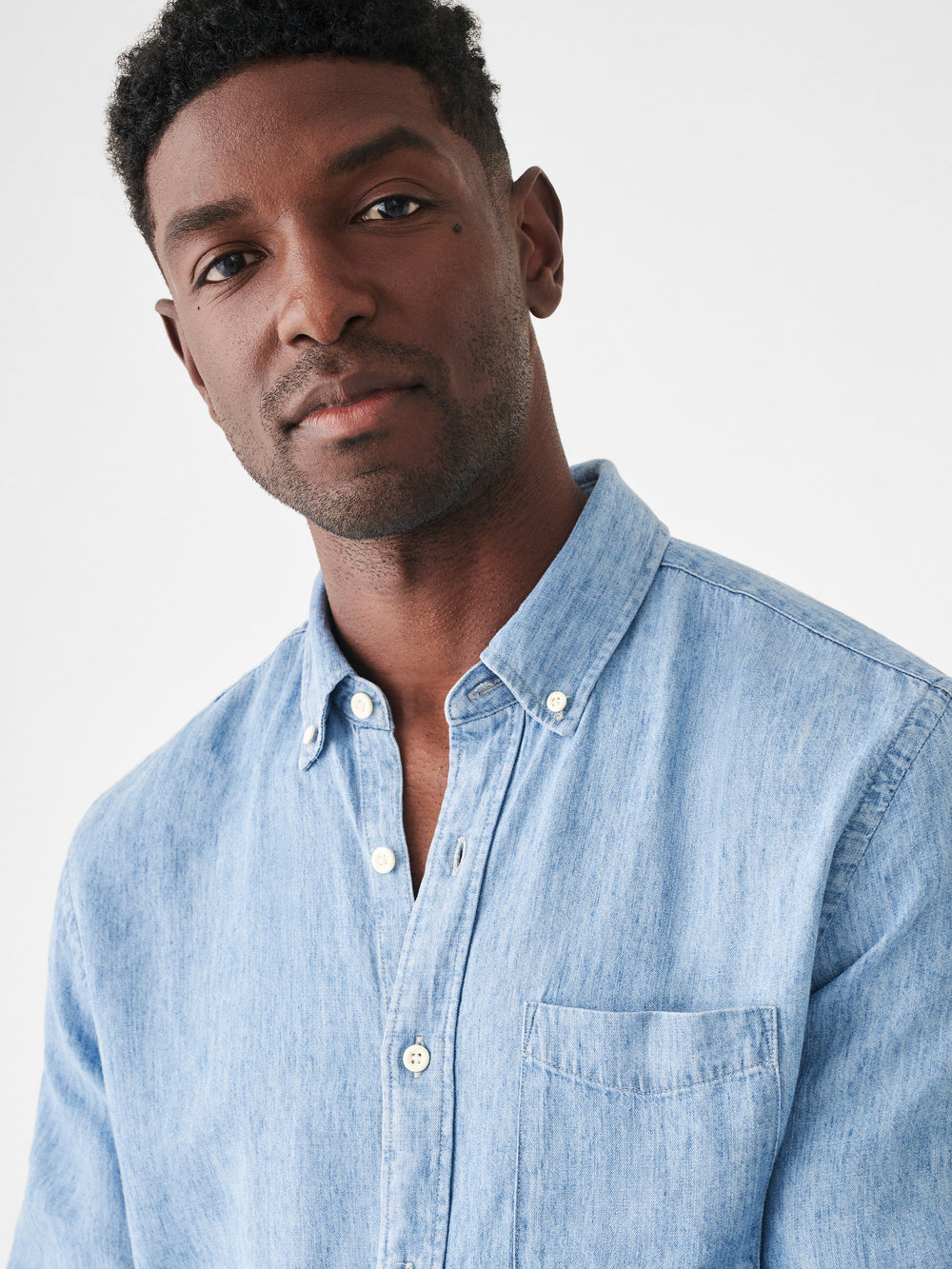 Faherty Tried And True Chambray Shirt