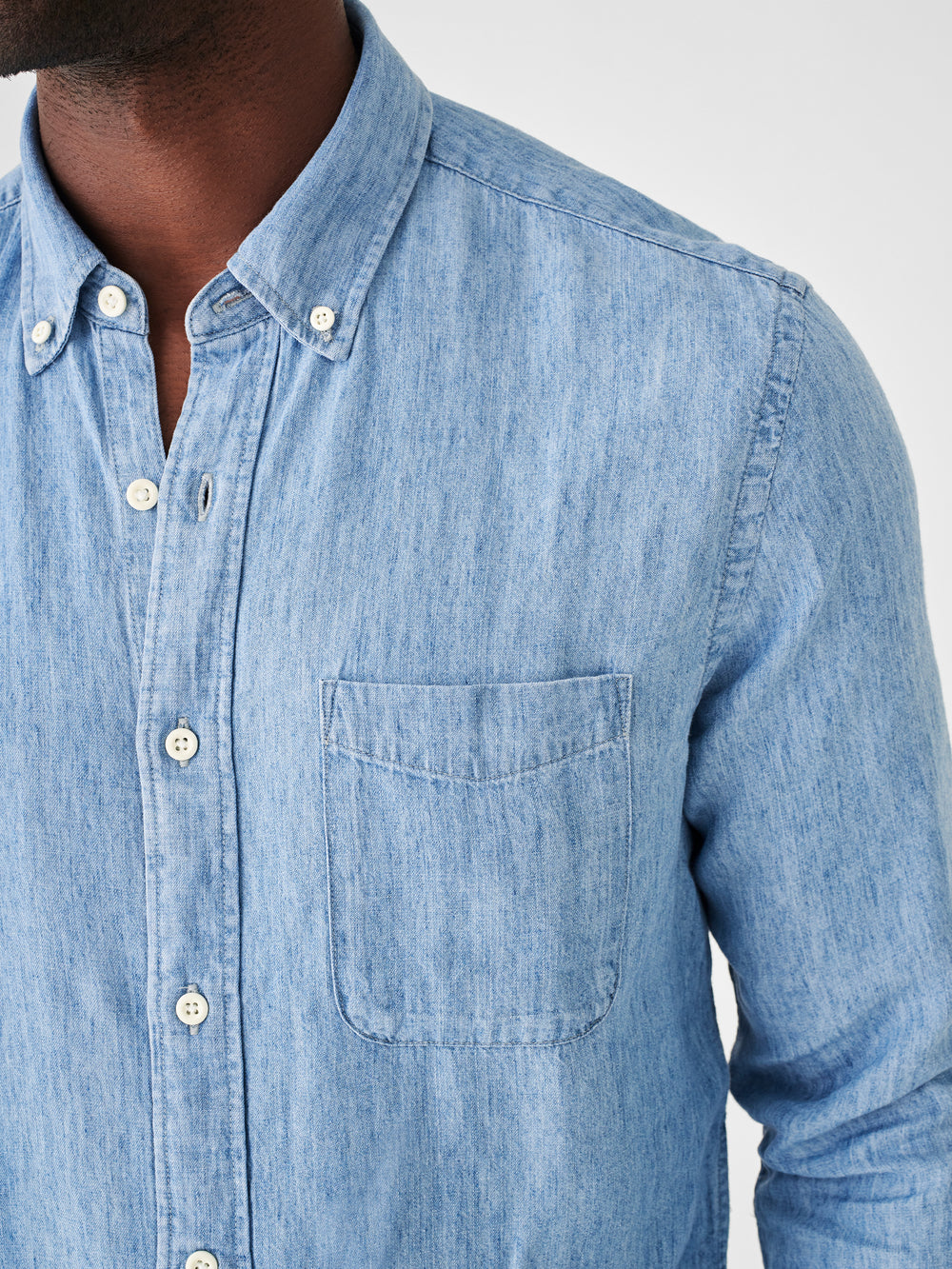 Faherty Tried And True Chambray Shirt