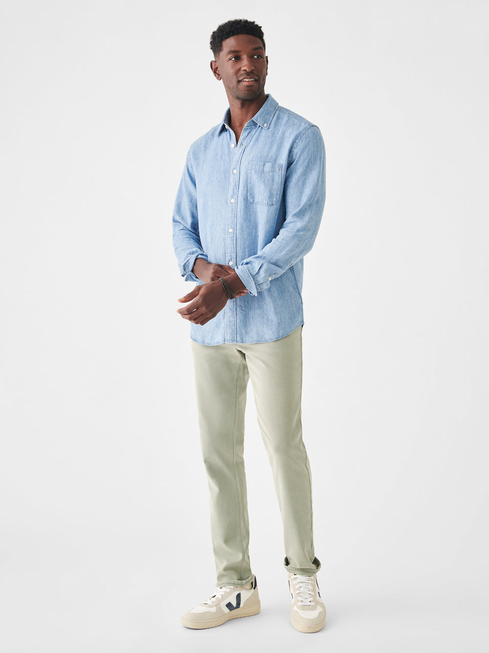 Faherty Tried And True Chambray Shirt