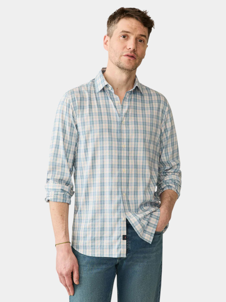 Faherty Movement Shirt | Cloud Lake Plaid