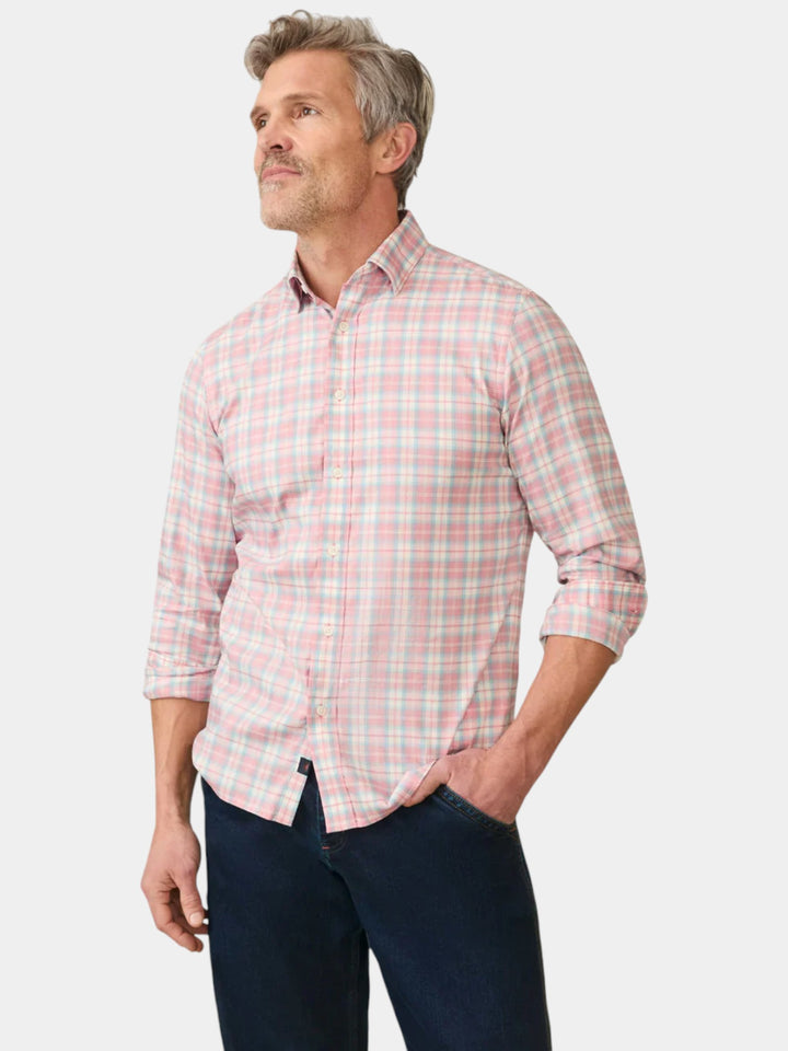 Faherty Movement Shirt | Rose Valley Plaid