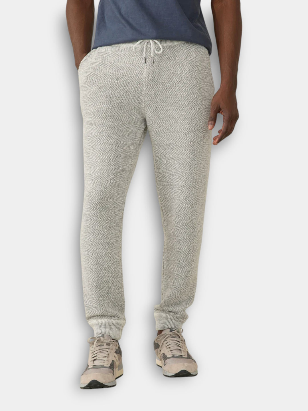 Faherty Whitewater Sweatpant | Grey Shell Loop