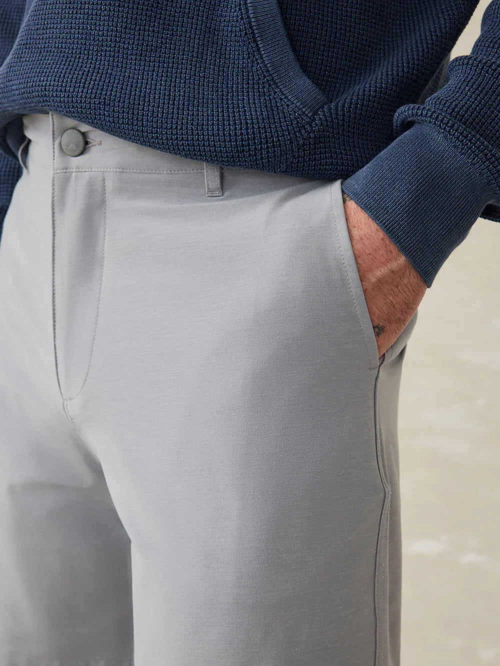 Faherty All Day Short 2.0 Ice Grey MBS2517
