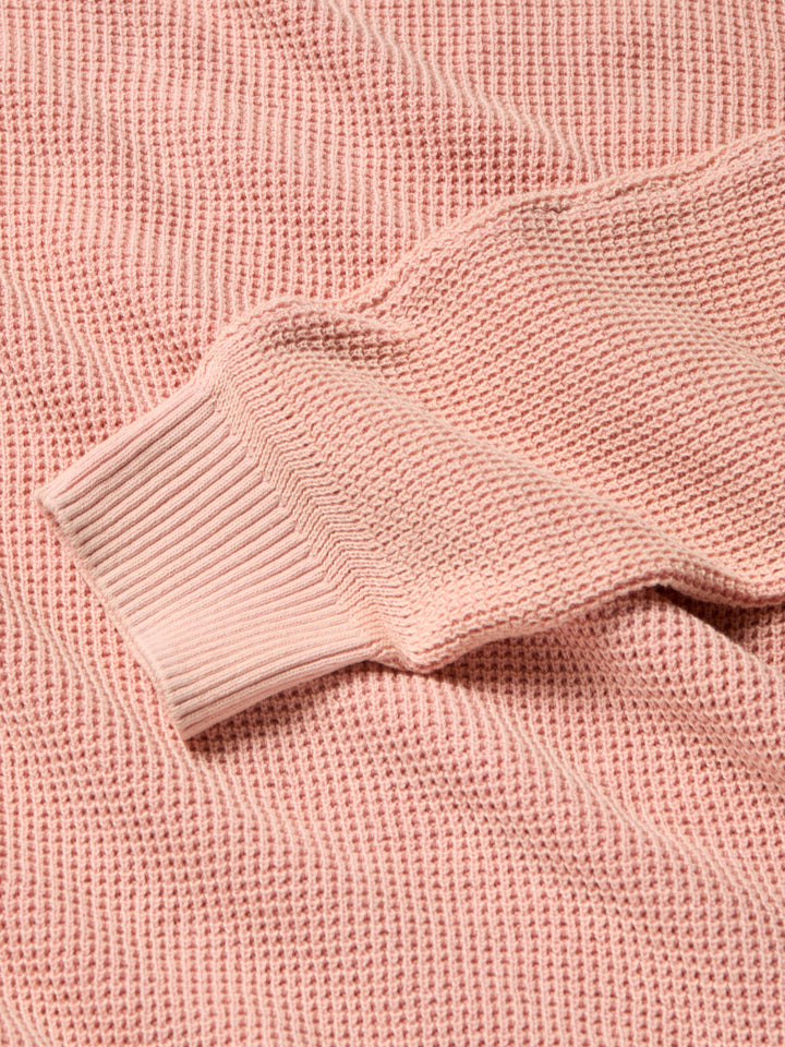 Faherty Sunwashed Crewneck Sweater Coral Dawn MYF2313