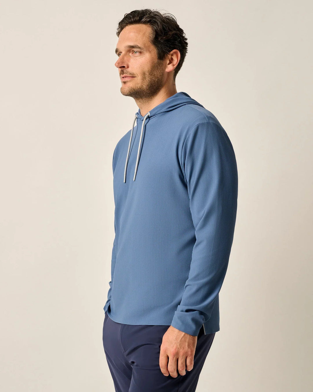 Johnnie-O Hoppin Performance Drawstring Hoodie Lake JMHD100070