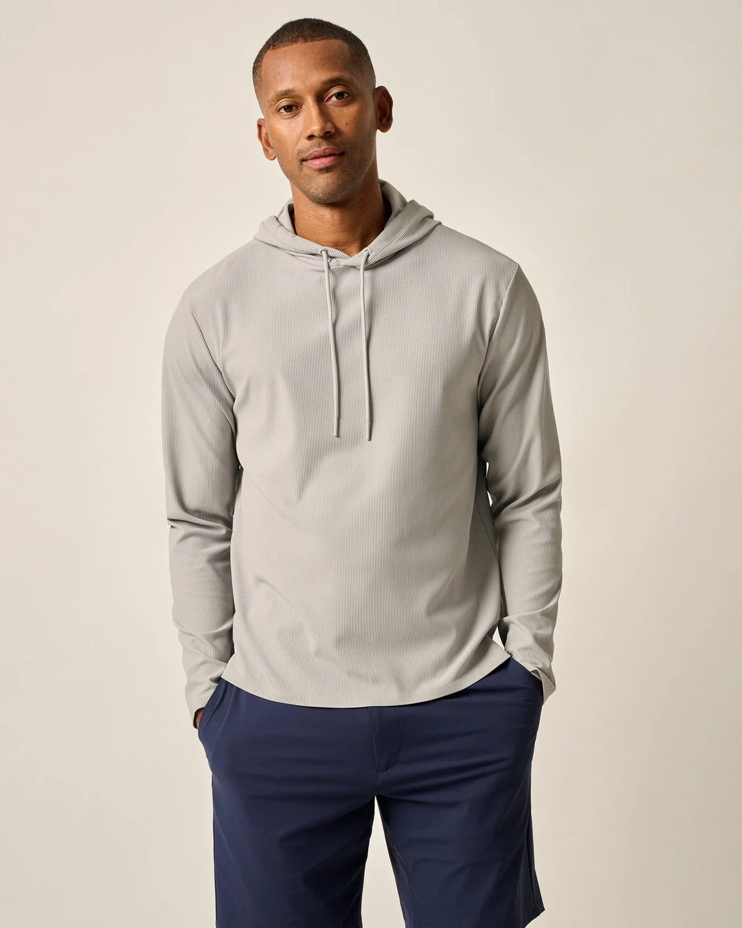 Johnnie-O Hoppin Performance Drawstring Hoodie Seal JMHD100070